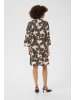 CULTURE Kleid CUdebora Loose fit in Black Palm Leaves