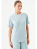 Organication T-Shirt "TILLO" in Mintblau