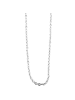 Adeliás Unisex Halskette – Ankerkette aus Edelstahl 80 cm in silber