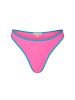 Moda Minx Bikinihose Contrast Binding Fixed Brazilian Bikini Bottom in Candy Pink