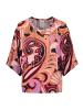 CARTOON Casual-Bluse mit Muster in Violett/Rosa