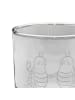 Mr. & Mrs. Panda Tumbler Glas Sternzeichen Zwilling ohne Spruch in Transparent