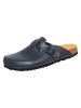 SALIHA Pantoletten Bioline-Pantolette in blau in blau
