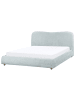 Beliani Doppelbett BLAGNAC in Blau - (W) 180 x (H) 98 x (L) 228 cm