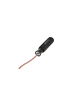 COFI 1453 SK03 Springseil aus Leder Skipping Rope zum Abnehmen in Schwarz