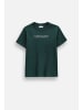 Coccodrillo Baumwoll-T-Shirt mit kurzen Ärmeln in grün