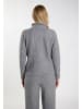 DreiMaster Damen Strickpullover in Grau Melange