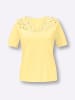 creation L Modal-Baumwoll-Shirt in zitrone