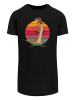 F4NT4STIC Long Cut T-Shirt Disney König der Löwen Timon Sunset in schwarz