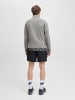 Jack & Jones Sweatshirt mit Reißverschluss in Gray Flannel