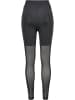 Urban Classics Urban Classics Damen Ladies High Waist Transparent Tech Mesh Leggings in black