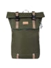 Doughnut Christopher Reborn 18 - Rolltop Rucksack 15" 45 cm (black x grapefruit) in army