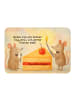 Mr. & Mrs. Panda Magnet Mäuse Kuchen Design mit Spruch in Weiß