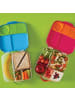 B. Box Brotdose 2000 ml - Lunchbox mit Fächern für Kinder und Erwachsene in Rot
