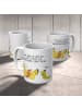 Mr. & Mrs. Panda Kaffeetasse Raupe Schmetterling mit Spruch in Weiß
