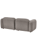 Beliani 3-Sitzer Sofa AFOSS in Grau/Schwarz - (W) 195 x (H) 71 x (L) 94 cm