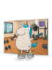 Mr. & Mrs. Panda Adventskalender Einhorn Fitness Design ohne Spruch in Weiß