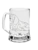 Mr. & Mrs. Panda Bierglas Hund Basset Hound ohne Spruch in Transparent