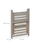relaxdays Blumentreppe in Grau - (B)41 x (H)51,5 x (T)24 cm