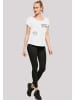 F4NT4STIC Long Cut T-Shirt happiness LONG TEE in weiß