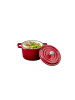 APS Mini-Topf 5 STARS in rot - Ø 11 cm, H: 6,5 cm 0,35 Liter