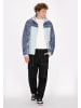 MO Herren Jacke in Blasses Türkis Grau