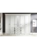 Furn.Design Kleiderschrank Pinie weiß 236 x 206 cm, Drehtürenkleiderschrank 7-türig