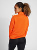 Hummel Halbreißverschluss Sweatshirt Hmlcore Damen in ORANGE TIGER