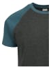 Urban Classics T-Shirt in charcoal/teal