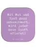Mr. & Mrs. Panda Untersetzer Spruch Neue Sportart versuchen mit ... in Lavendeltraum