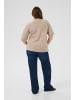 KAFFE curve Strickjacke KCrosa Regular fit in Feather Gray Melange