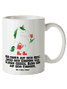 Mr. & Mrs. Panda Pott Einhorn Gärtner mit Spruch in Weiß