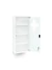 relaxdays Medizinschrank in Weiß - (B)27 x (H)57 x (T)12 cm