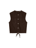 Marc O'Polo DENIM Denim Indoor Vests, Cropped Length in Shaded Brown