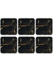 OnlyWow Glasuntersetzer 6er-Set Marmor