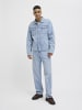 Jack & Jones Overshirt in Light Blue Denim