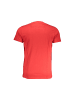 cavalli CLASS Rotes Baumwoll-T-Shirt