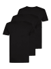 Petrol Industries 3-er Pack T-Shirt  in Schwarz
