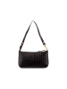 Prato Umhängetasche J158-KR-M Handtasche Damen Rindleder in black