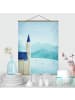 WALLART Stoffbild mit Posterleisten - Reiseposter - Bavaria in Blau