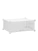 relaxdays Schuhschrank in Weiß - (B)94 x (H)90 x (T)37 cm