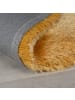 KADIMA DESIGN Superweicher Hochflor-Teppich in modernem Design in Senfgelb