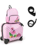 COSTWAY 2 tlg. Trolley mit Rucksack in Lila