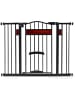 COSTWAY Türschutzgitter Hunde 76 cm hoch in Schwarz