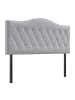 HOMCOM Kopfteil-185B x 8D x 134H cm-Grau