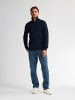 Petrol Industries Strick-Half-Zip-Pullover Lexington in Blau