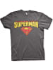 Superman T-Shirt in Grau