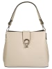 Cluty Umhängetasche echt Leder in beige