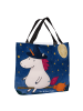 Mr. & Mrs. Panda Strandtasche Einhorn Hexe Design ohne Spruch in Weiß