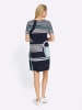 Heine Druckkleid in marine-hellblau-bedruckt